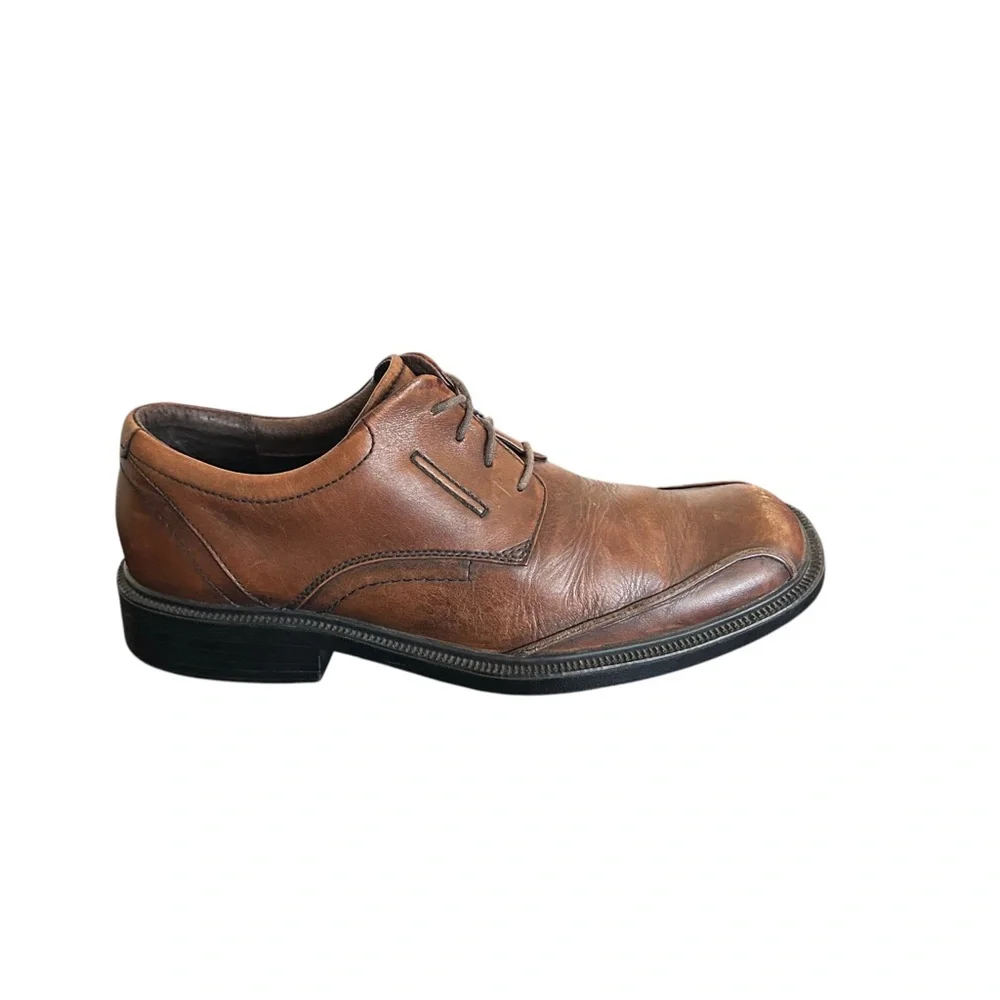 Clarks Active Air 73176 Mens Brown Leather Lace Oxfords Shoes Size 10 M